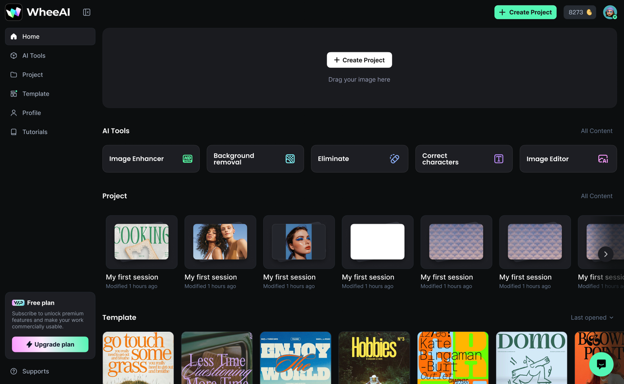 Interface instructions