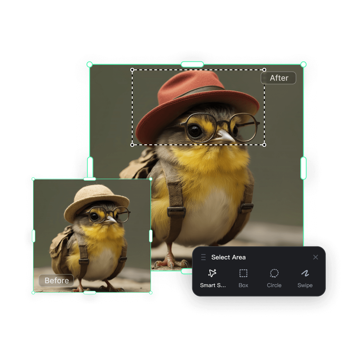 One-Click Element Replacement & Export